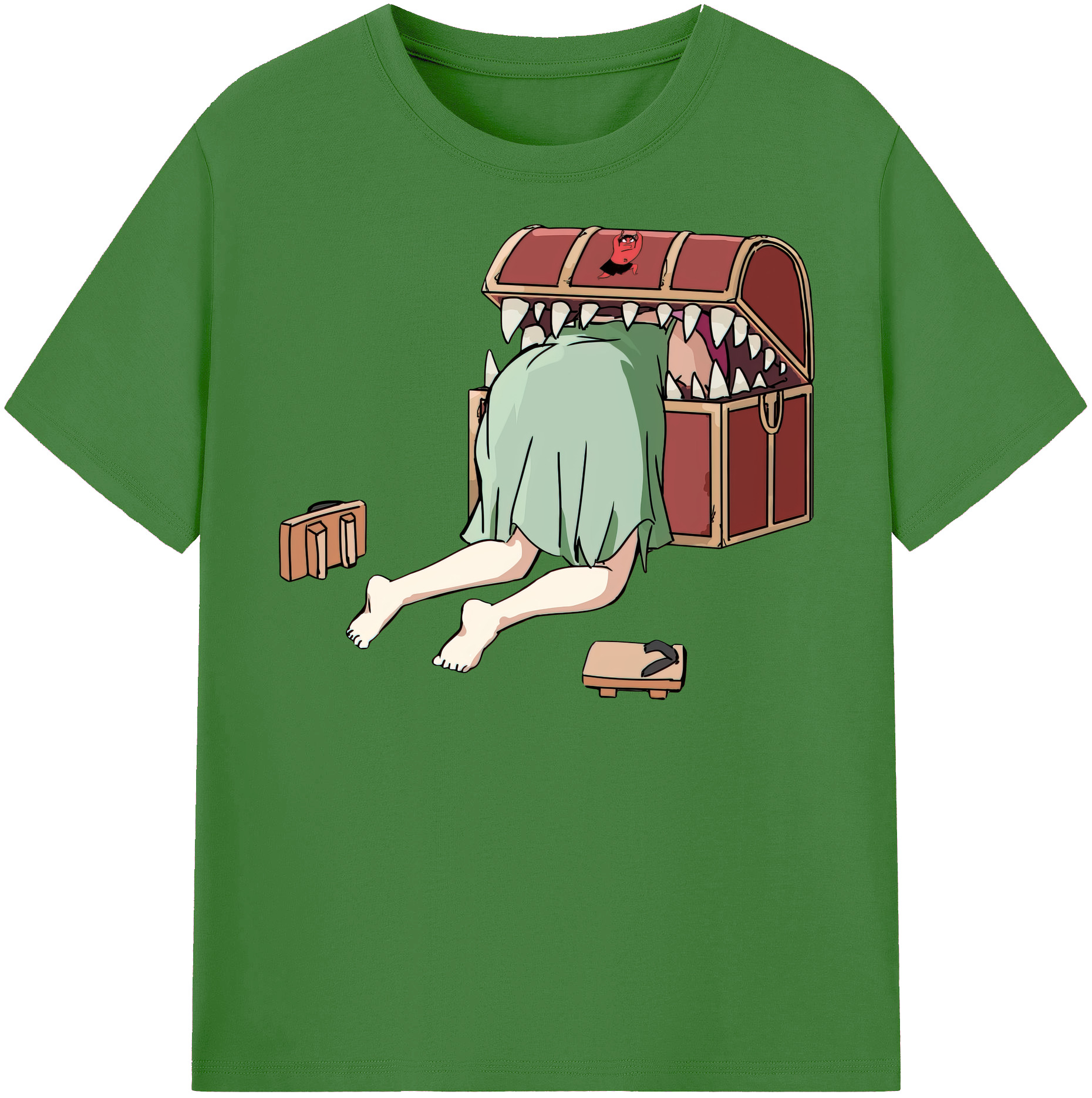 （画像用） 葬送のフリーレン Frieren レディースカジュアルプリントTシャツ（綿100％）